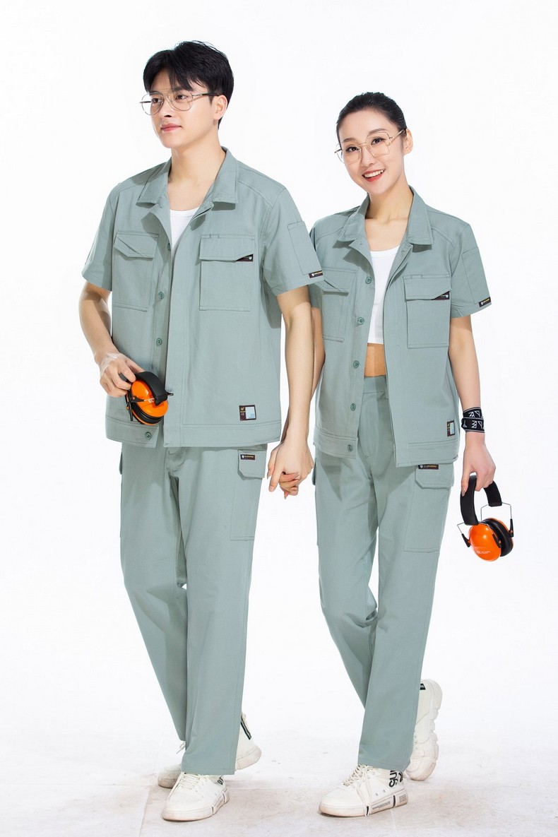 短袖工作服定做厂（短袖工作服批发）