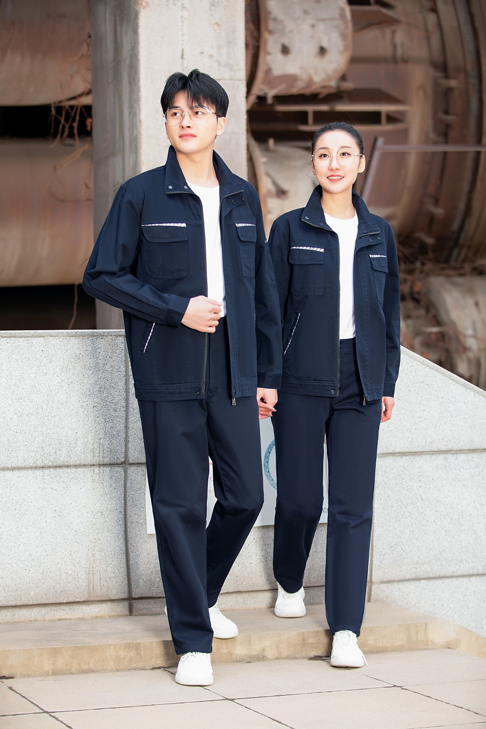 纯棉劳保工作服批发（劳保工作服男装定做）