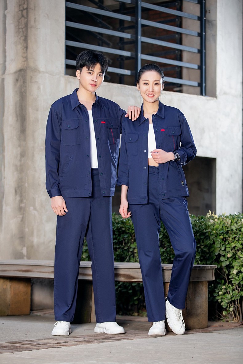 纯棉劳保工作服批发（劳保工作服男装定做）
